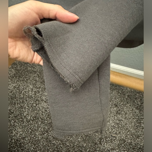 ATM Charcoal Grey Zip Jacket, size XS - Picture 3 of 5